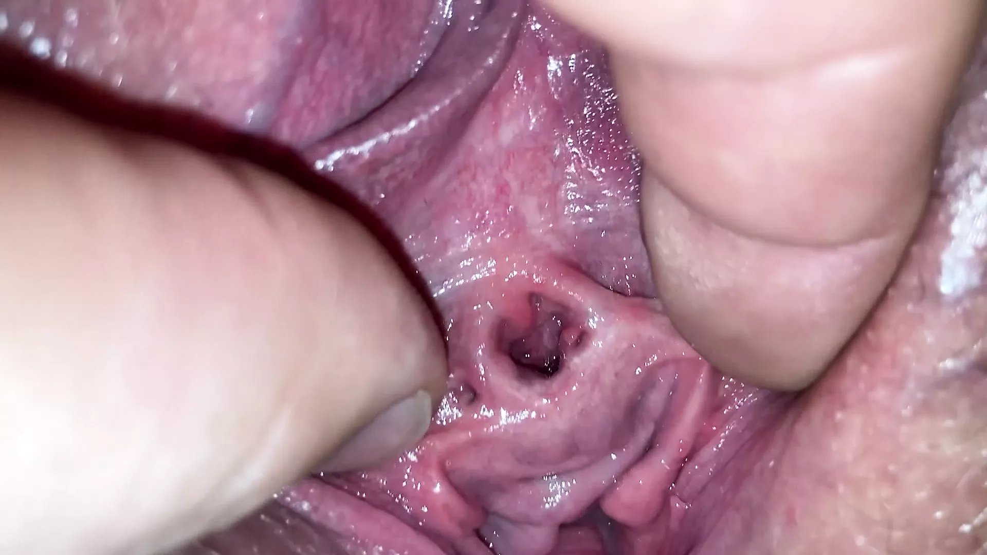 Exposed close up pov BBW open peehole fingering. BBW ass worship. Borr and Sirens Delight photo