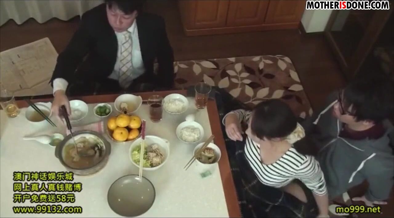 Japanese Mom Under Dining Table Sex Tube - Japanese family dinner watch online