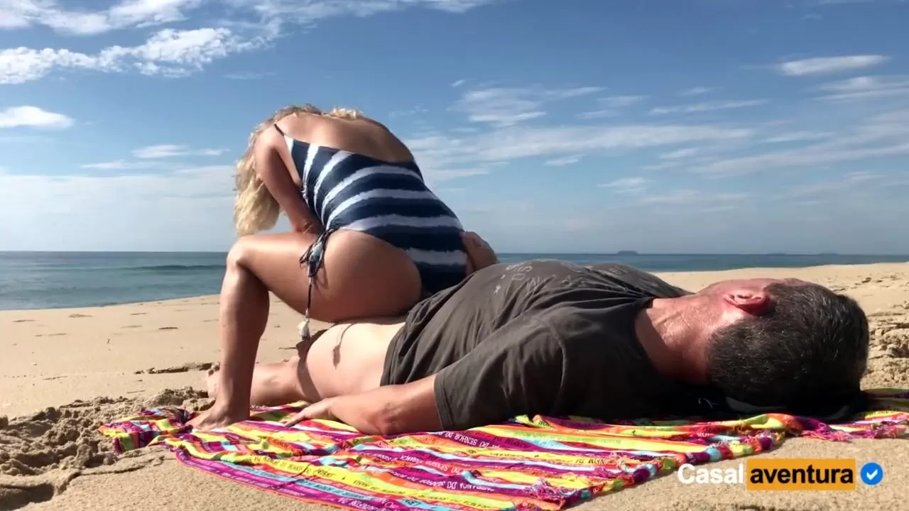 Fresh Real Non-Professional Public Anal Sex Risky on the Beach !!! watch online picture